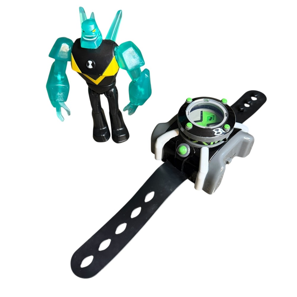 Ben 10 Original Omnitrix F/X Watch (Bandai 2016) Lights & Sounds + Figure-Works